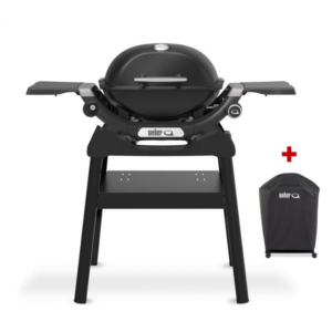 Weber Gasgrill Q 1200N mit Stand, Black, inklusive Abdeckhaube — Bild 1